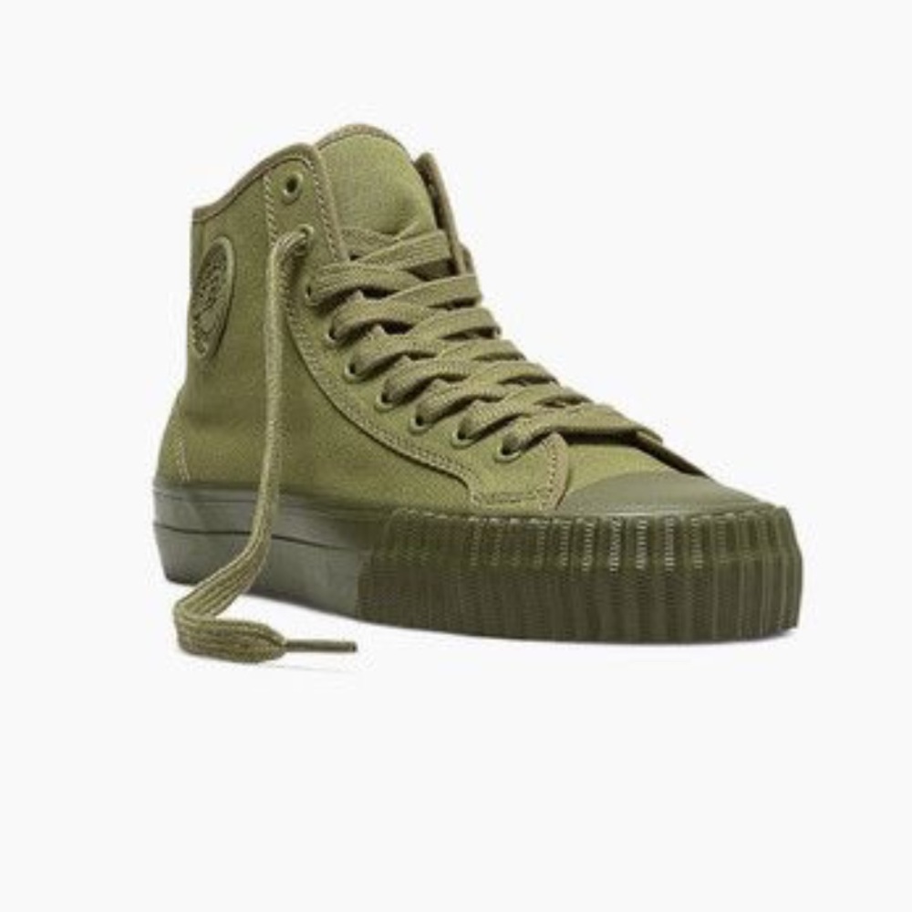 •ISO• ARMY GREEN/BLACK PF FLYERS ARMY GREEN VANS
